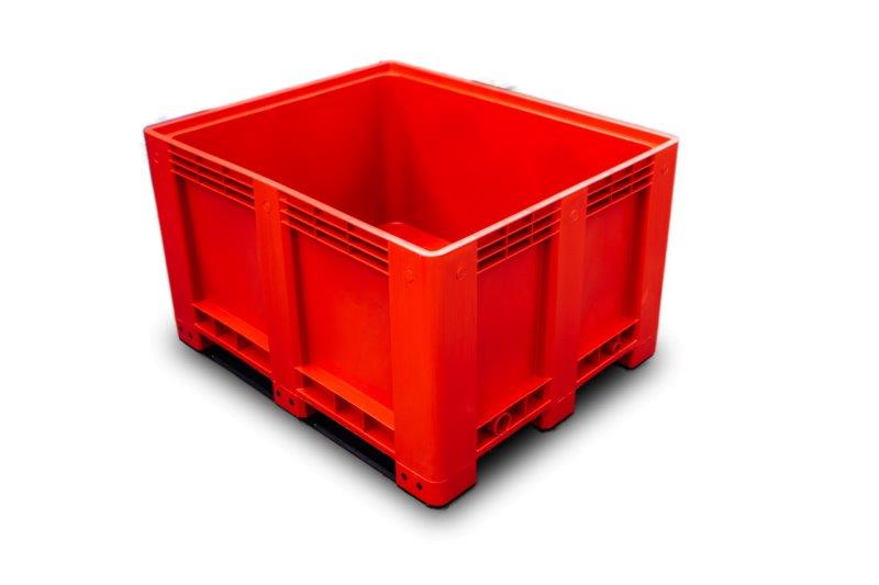 Bigbox Lukket 1000 x 1200 mm - Rød - DT Shop