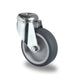 Apparathjul - Drejehjul med centerhul uden bremse (TPE Gummi) - DT Shop