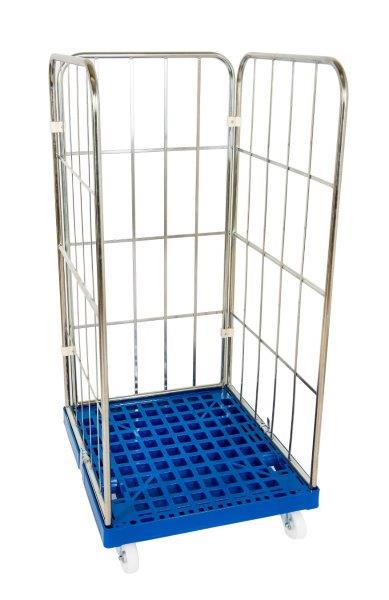 Postbur med hjul - 724 x 815 x 1850 mm — DT Shop
